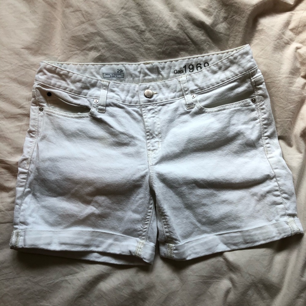 GAP White Jean Shorts for Women